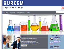 Tablet Screenshot of burkemkimya.com